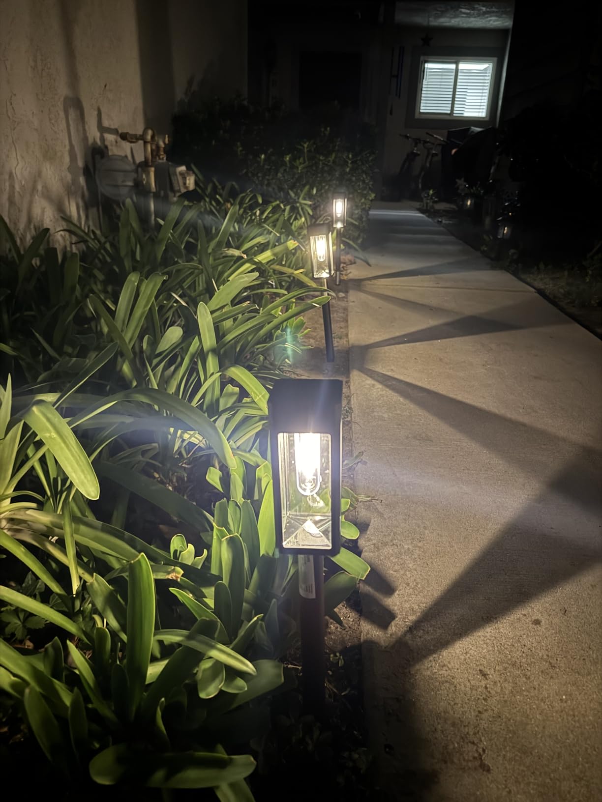 Philips 8 Packs Solar Pathway Lights Outdoor, Glass Metal Led Garden Landscape Lightings, 3000K Warm White, Waterproof for Decor Yard, Walkway, Patio, Driveway, Lawn customer photo 2