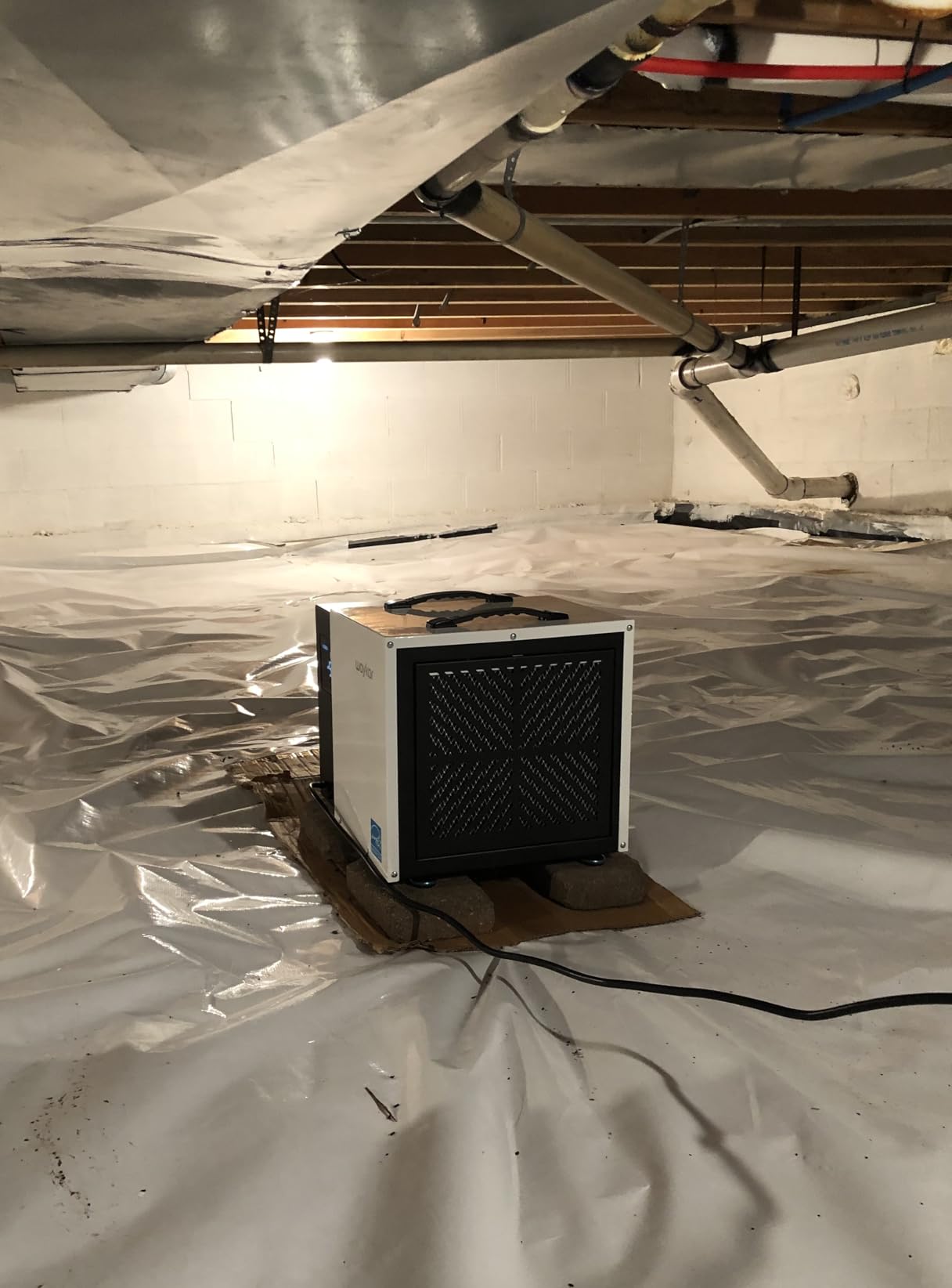 Waykar 70 Pint Energy Star Crawl Space Dehumidifier with Drain Hose, Commercial Dehumidifier for Basements and Home, for Spaces up to 5000 Square Feet, Smart Humidity Control - 5-Year Quality Coverage customer photo 1