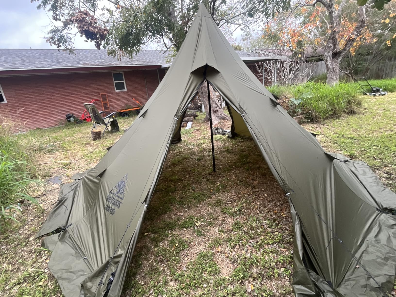 OneTigris Rock Fortress Hot Tent with Stove Jack, 4 Season, 4-6 Person Tipi for Camping, Backpacking, Hunting, Fishing - Waterproof, Wind-Proof customer photo 1