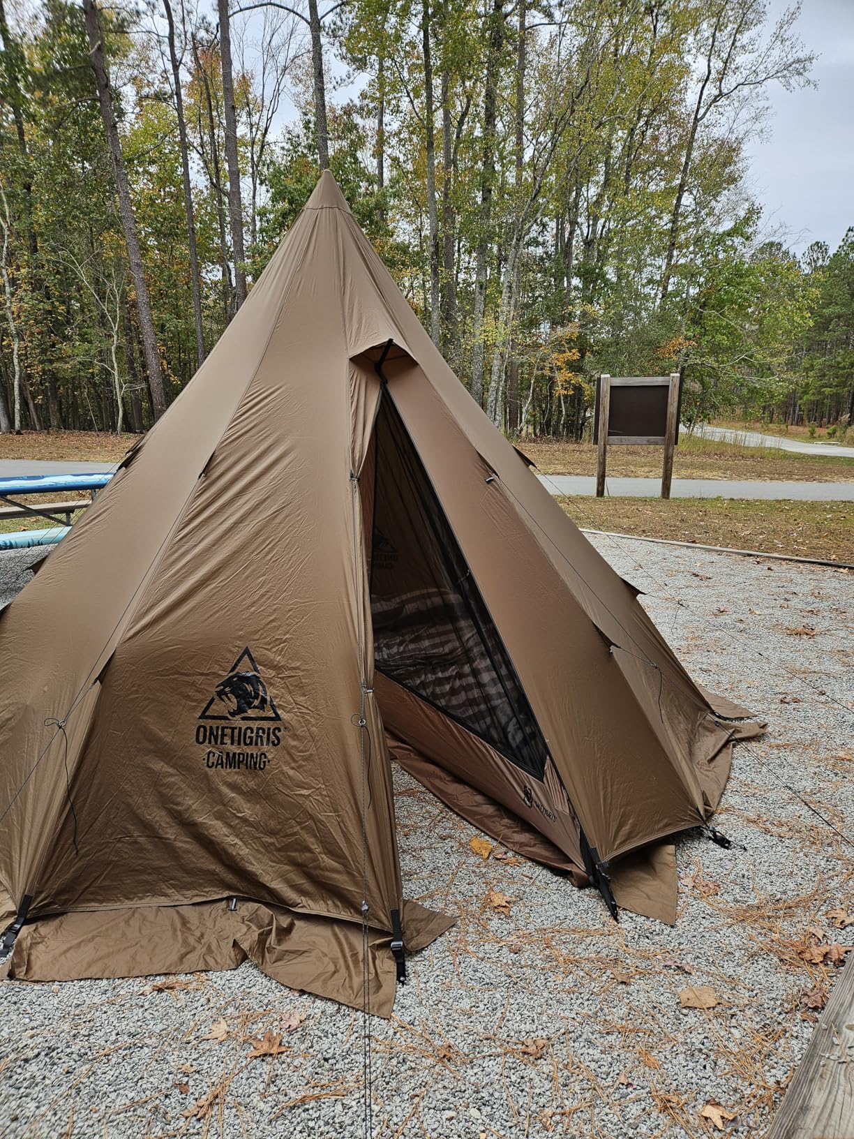 OneTigris Rock Fortress Hot Tent with Stove Jack, 4 Season, 4-6 Person Tipi for Camping, Backpacking, Hunting, Fishing - Waterproof, Wind-Proof customer photo 2