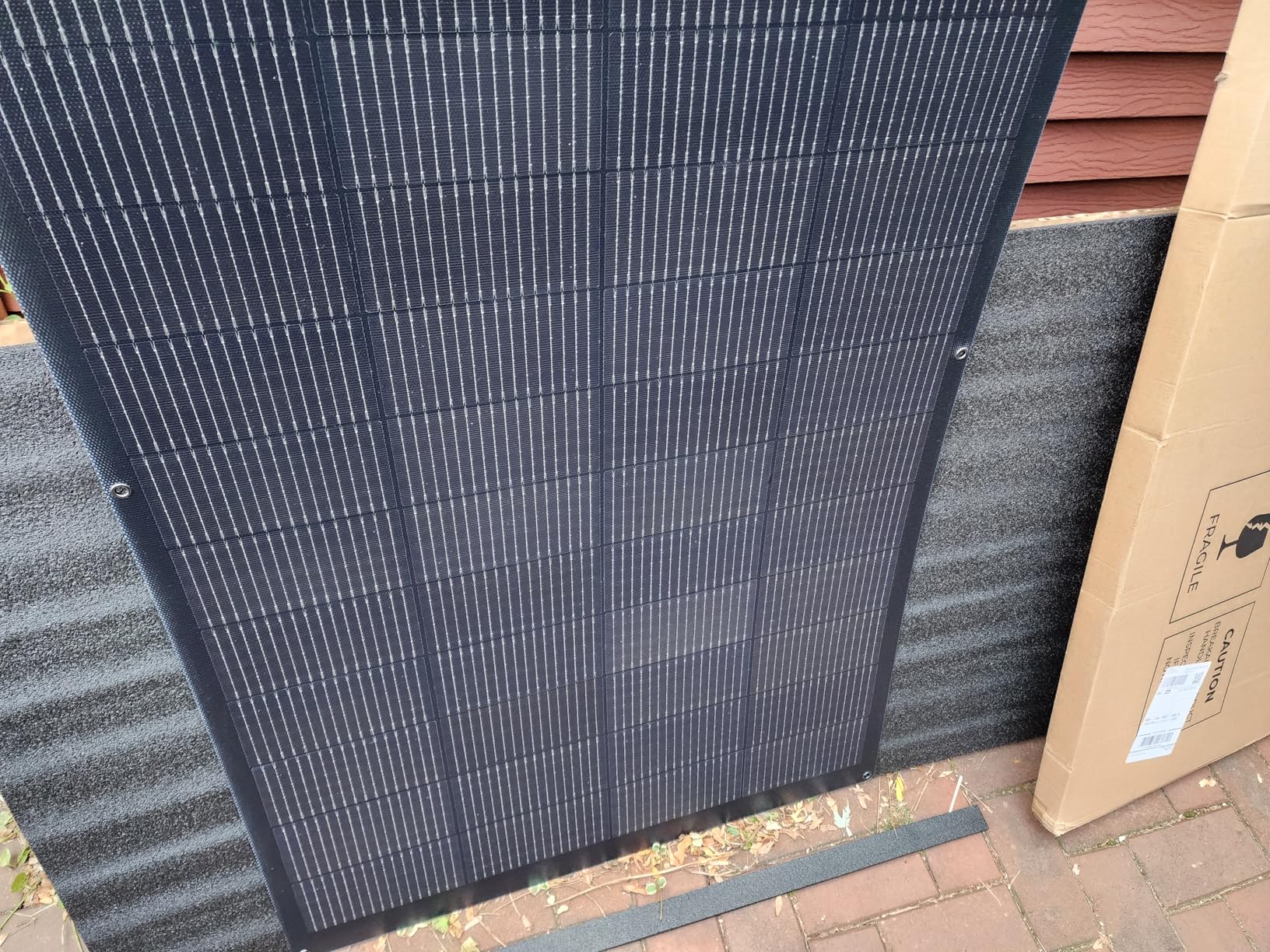 BougeRV Arch Pro 200 Watts Anti-Shading N-Type Fiberglass Flexible Solar Panel, Portable 24 Volts 16BB Mono Cell 25% High-Efficient, Compact for RV Camping Home Boat Marine Curve Surface Black customer photo 2