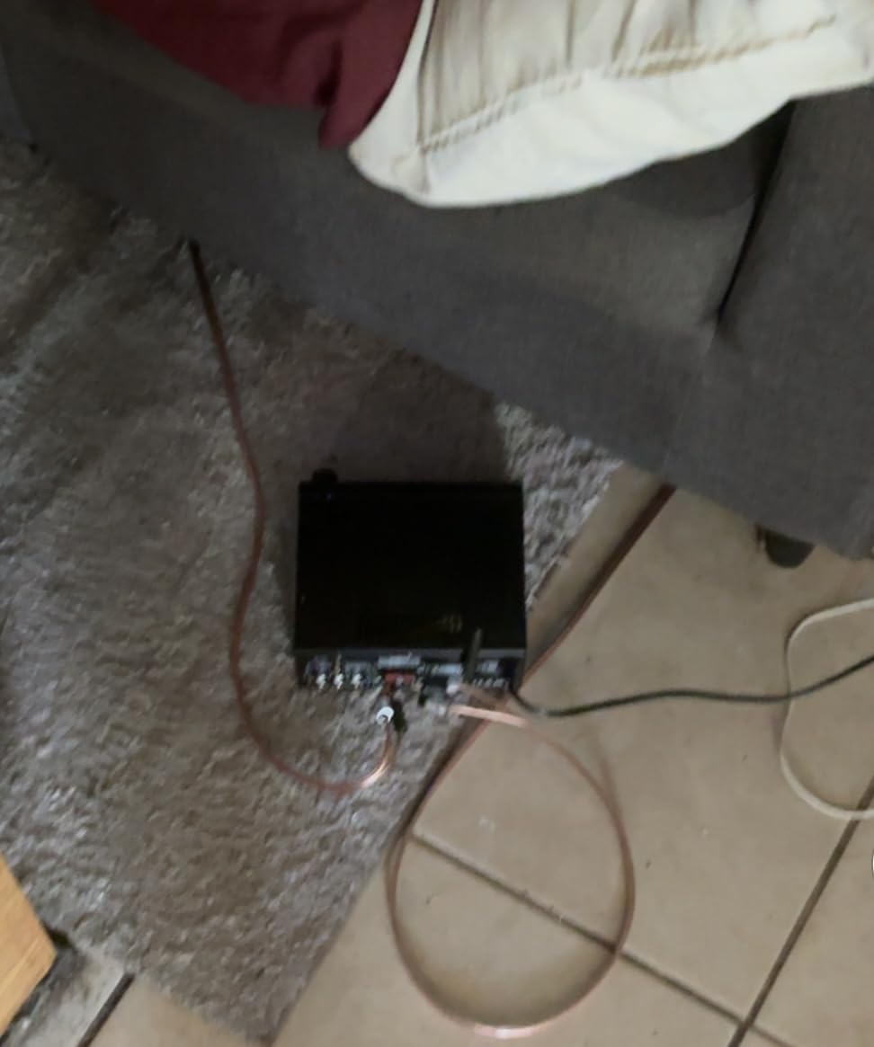 Stereo Audio Amplifier, 2 Channel 500W Bluetooth 5.0 Home Theater Power Amplifier with FM, Echo, AUX, USB, SD, MIC Inputs, HiFi AMP for Passive Speakers and Active subwoofer customer photo 2