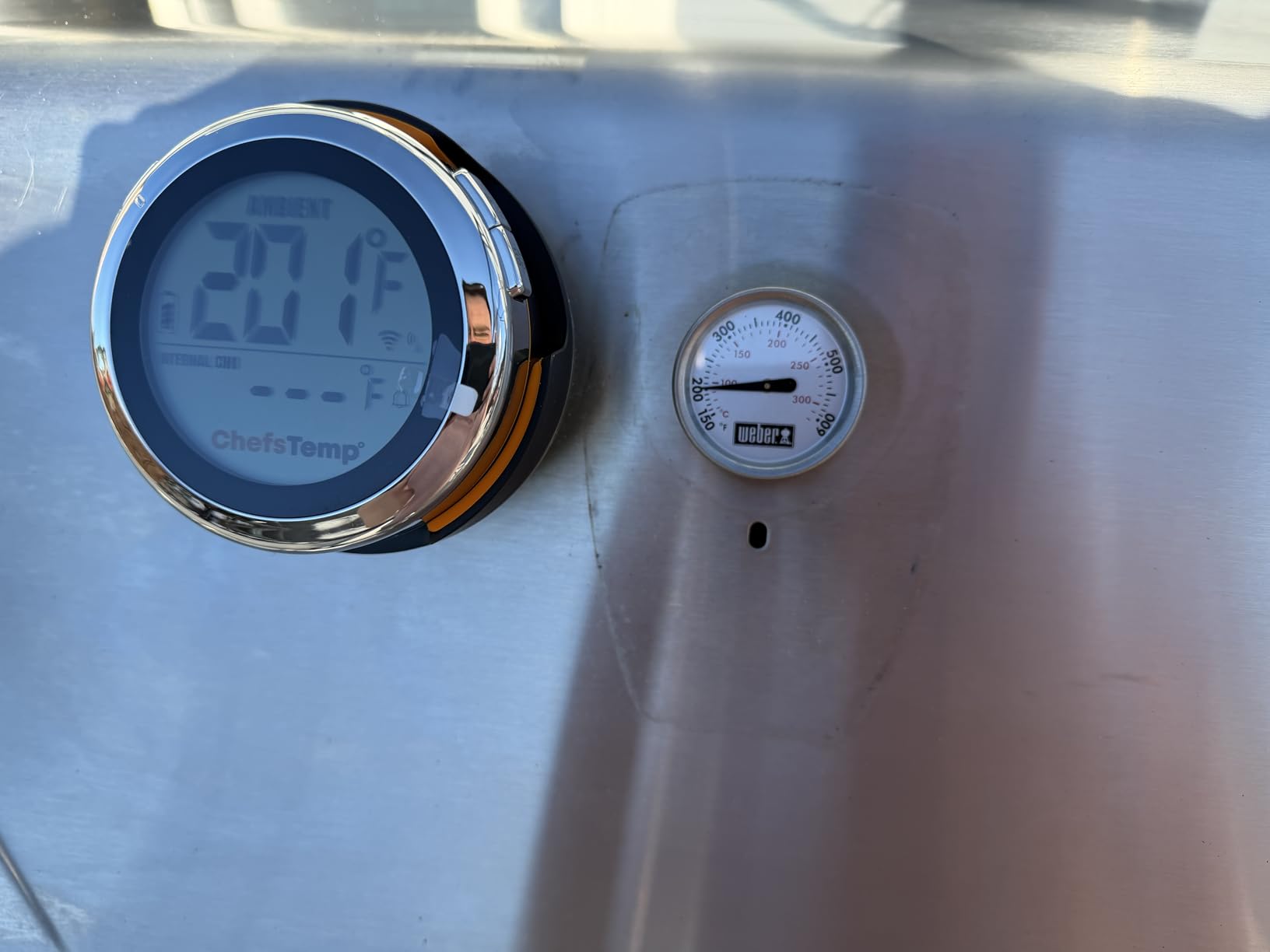 ProTemp S1 Patented Smart Grill Gauge Thermometer Hub Wi-Fi and Bluetooth for Weber Kamado Joe Grills Smoker Offset Replacement Accessories (Universal Version 3.5