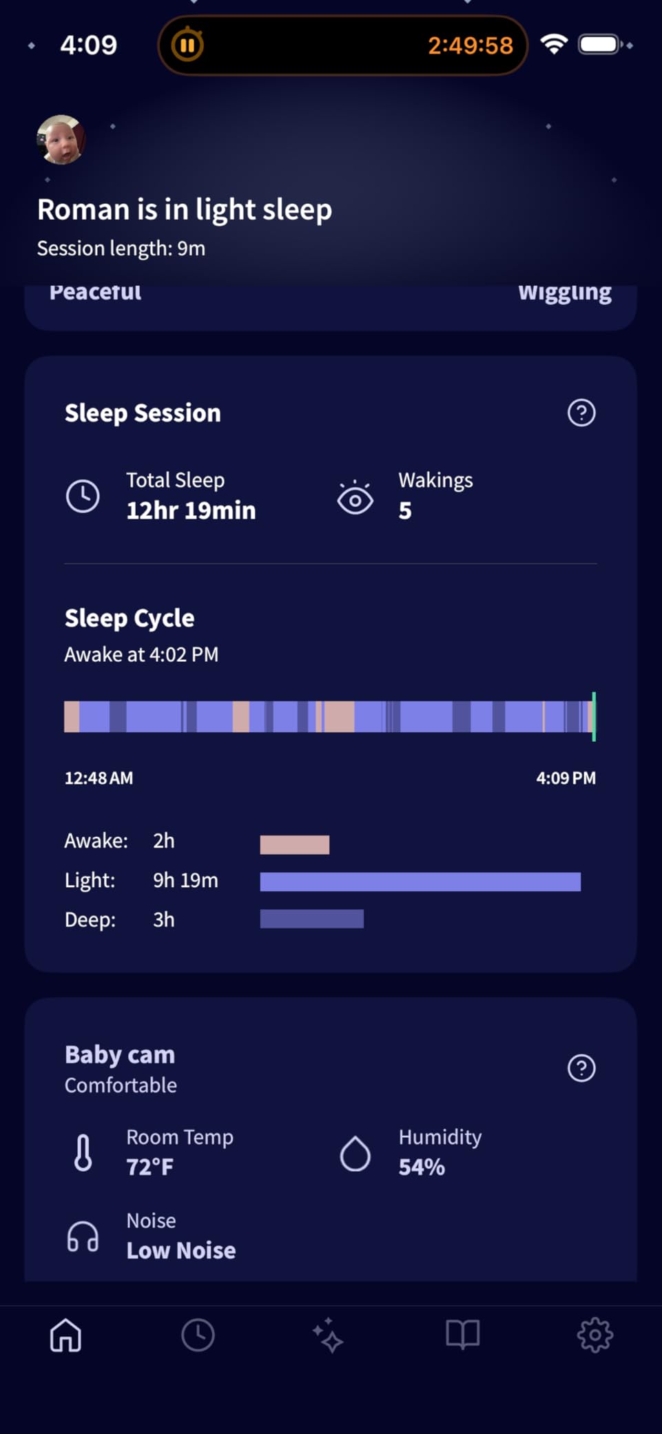 Owlet Dream Duo (Gen 3) Smart Baby Monitor All-in-One Bundle - 2K HD Video Baby Monitor with Alerts & Owlet Dream Sock Tracks Baby's Oxygen, Heart Rate & Sleep customer photo 2