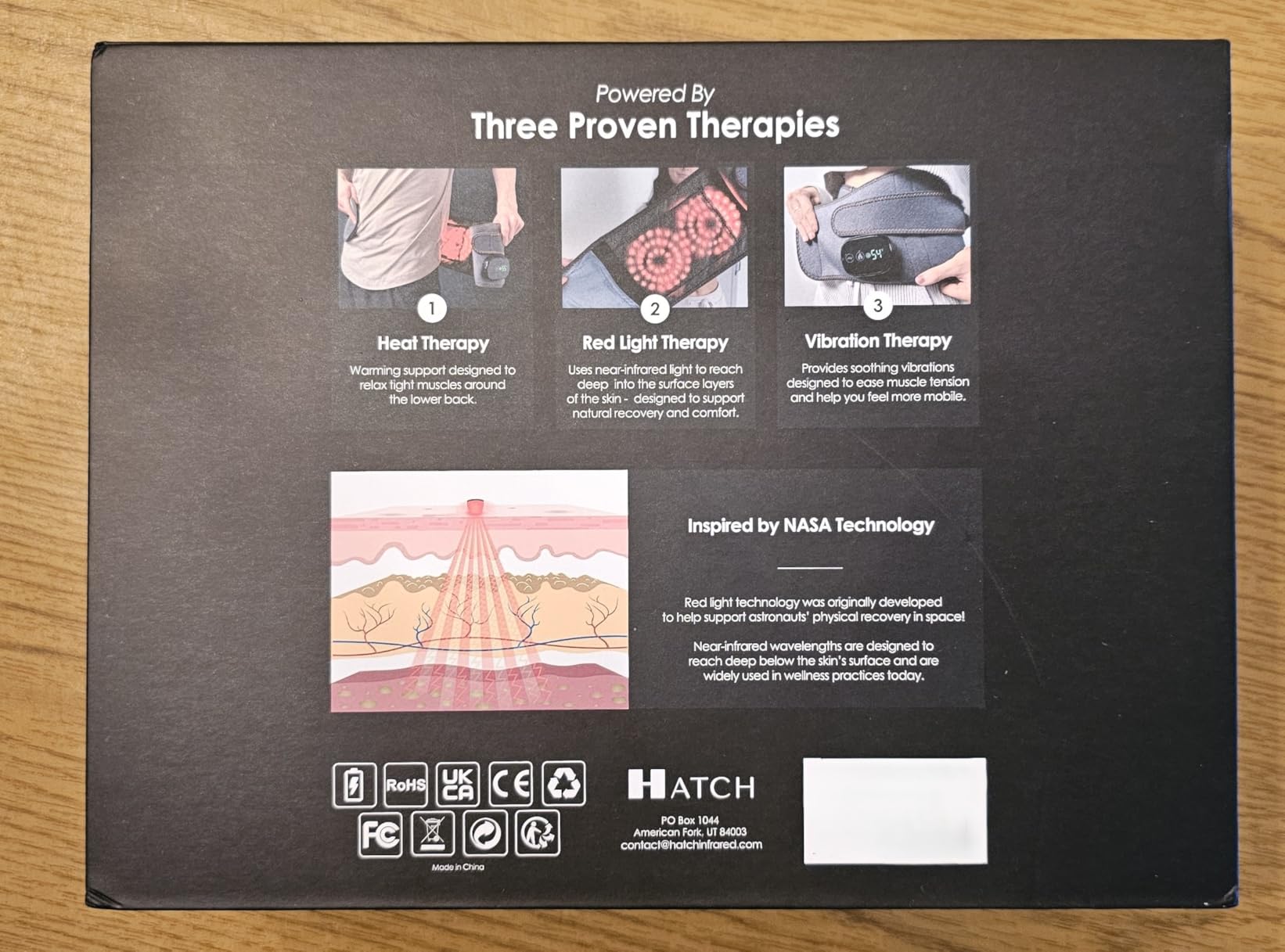 Hatch Belt Triple Therapy Red Light Belt - Portable Heating Pad & Deep Tissue Back Massager with Heat, Infrared Light & Vibration - Wearable Lumbar Brace for Lower Back Support customer photo 1