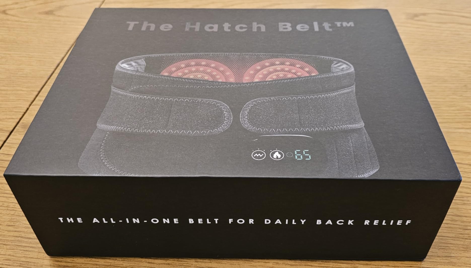 Hatch Belt Triple Therapy Red Light Belt - Portable Heating Pad & Deep Tissue Back Massager with Heat, Infrared Light & Vibration - Wearable Lumbar Brace for Lower Back Support customer photo 2