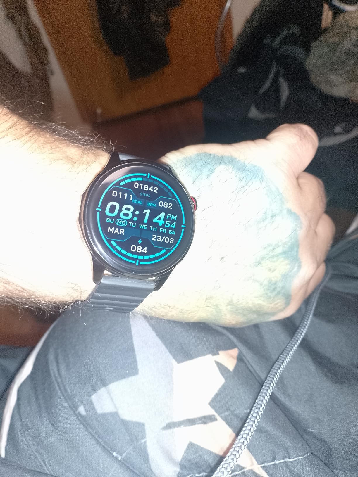 Smart Watch, GPS & Free Maps, AI, Bluetooth Call & Text, Health, Sleep & Fitness Tracker, 100+ Sport Modes, Waterproof, Long Battery Life, Waterproof, Compass, Barometer, 2 Bands Smartwatch for Men customer photo 1