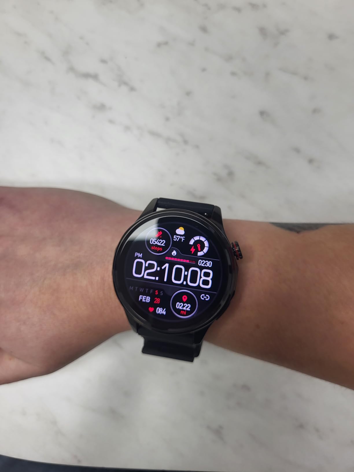 Smart Watch, GPS & Free Maps, AI, Bluetooth Call & Text, Health, Sleep & Fitness Tracker, 100+ Sport Modes, Waterproof, Long Battery Life, Waterproof, Compass, Barometer, 2 Bands Smartwatch for Men customer photo 2