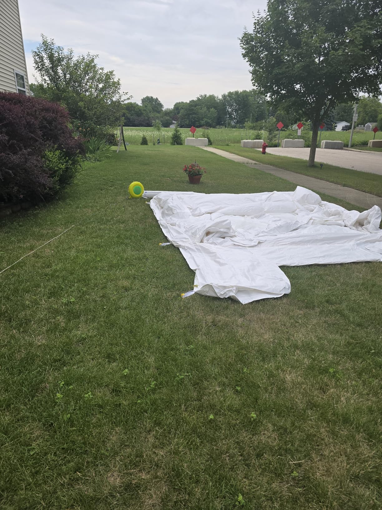 White Bounce House, 13x13ft Inflatable Bounce House with Blower, Commercial Bounce Castle Large Bouncer Jumping Bouncy House for Kids Adults Wedding Birthday Party customer photo 2