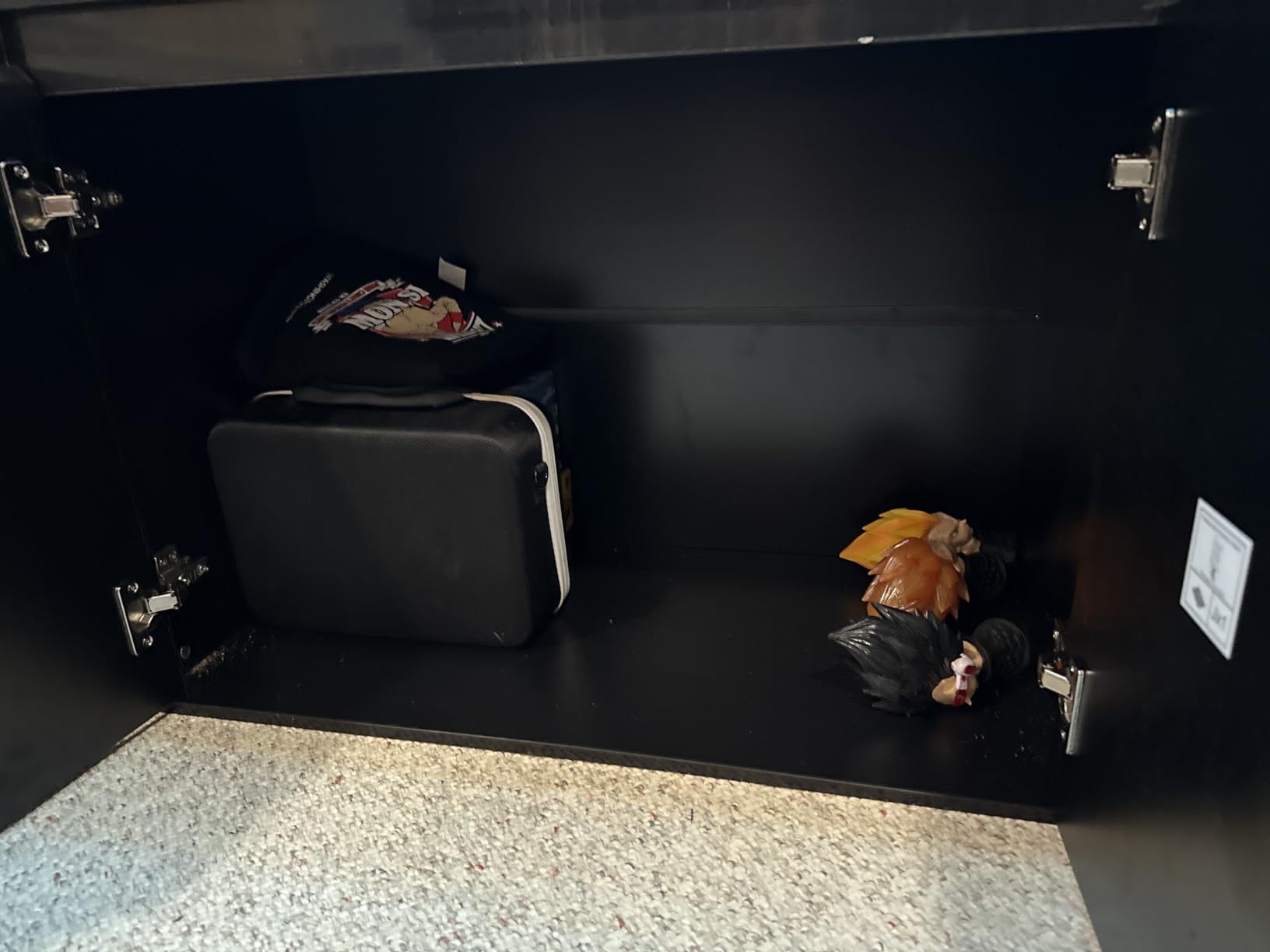 Lvifur Lockable Curio Display Cabinet with Glass Door, 65