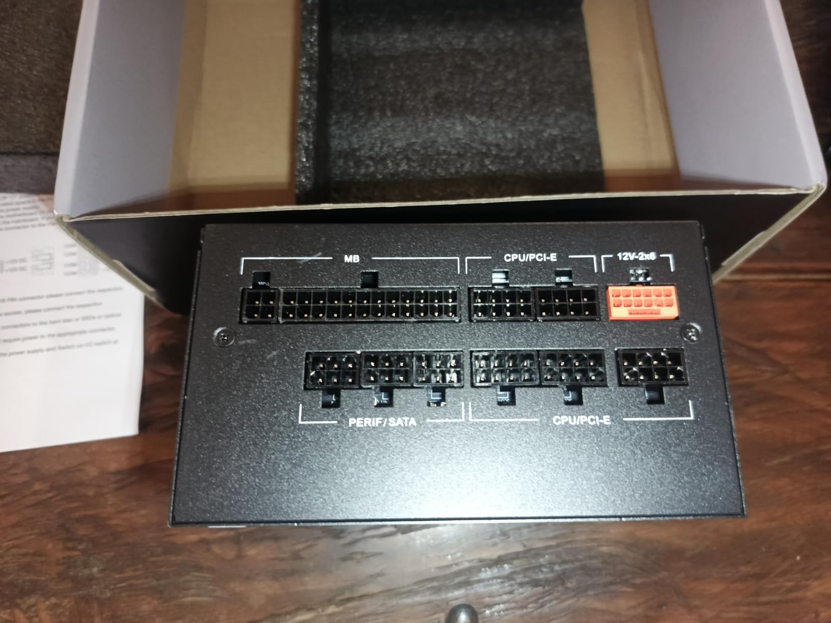 Rosewill VMG 1000W 80+ Gold, ATX 3.0 & 3.1 Compatible, Full Modular Low-Noise Power Supply, PCIe 5.1 12V-2x6 Connector, 100% Japanese Electrolytic Capacitor, 120mm FDB Silent Fan - 5 Year Warranty customer photo 1