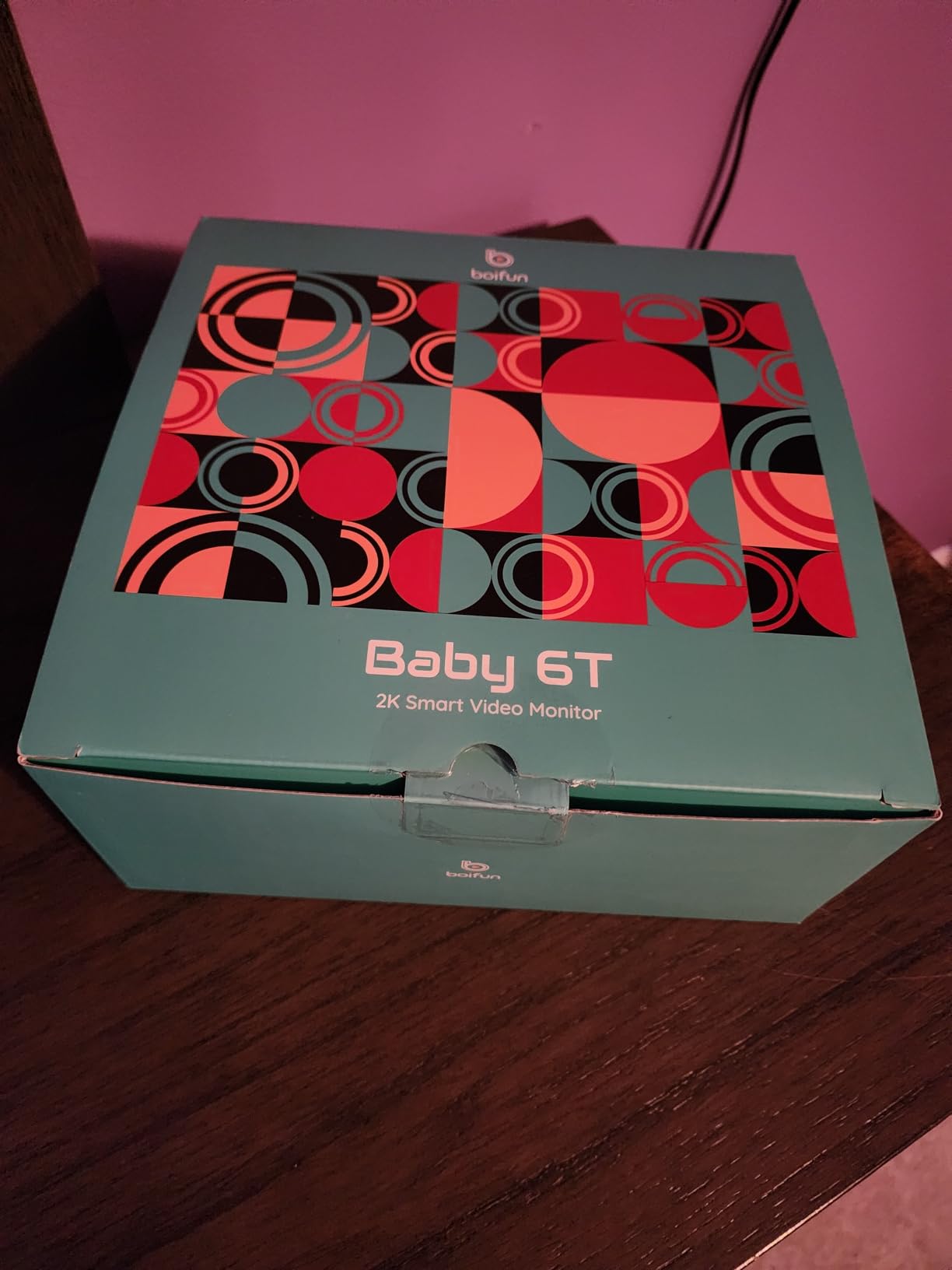 Boifun 2K Wifi Baby Monitor with 2 Cameras, Soothing Night Light, APP & 5