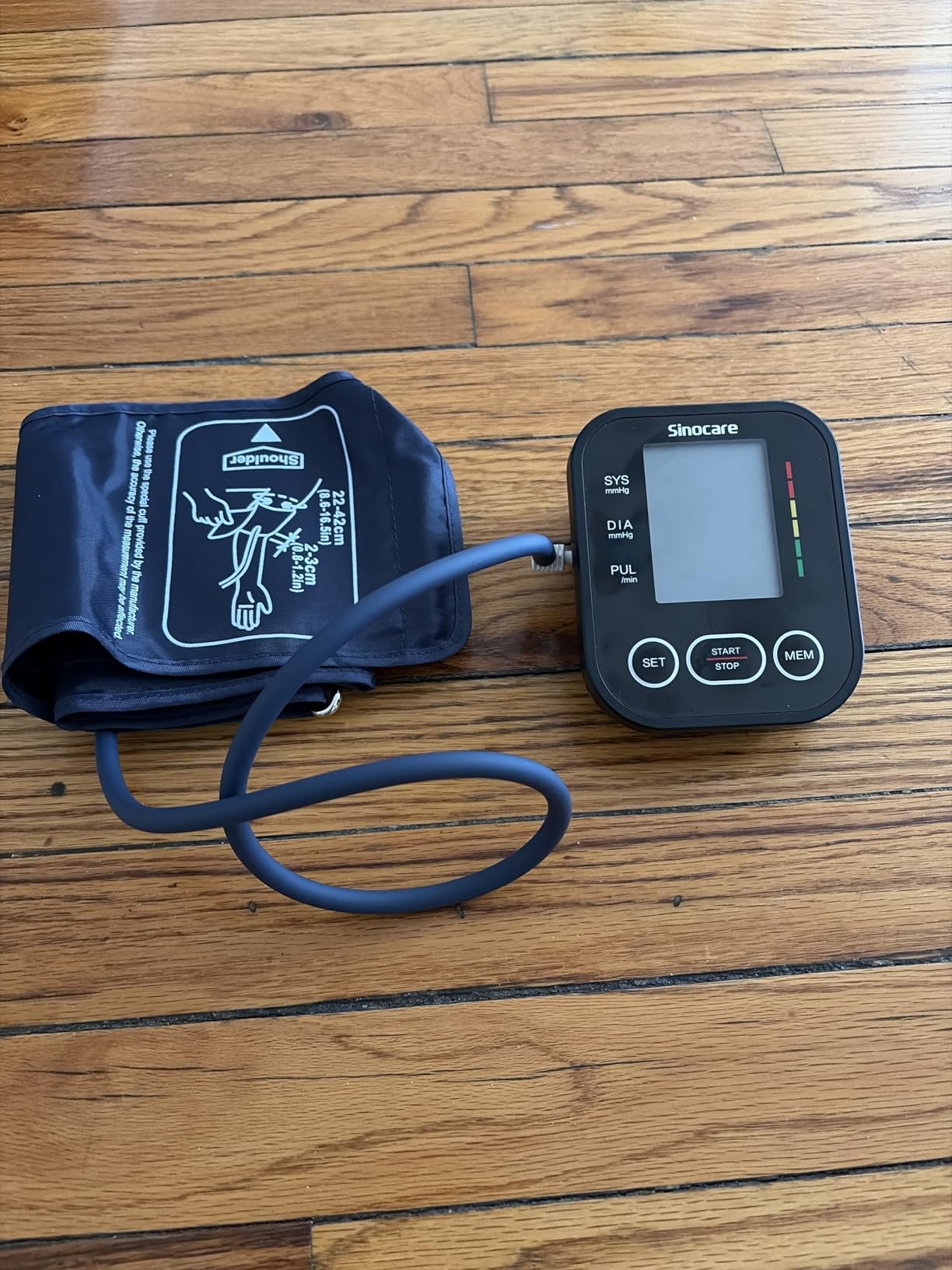 Sinocare Blood Pressure Monitor, Upper Arm BP Machine for Home, Adjustable Cuff 8.6