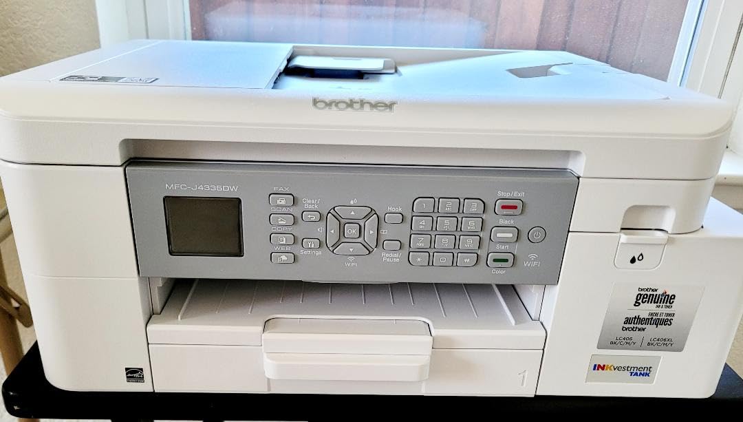 Brother INKvestment 4355 Wireless Color Inkjet All-in-One Printer with 1.8