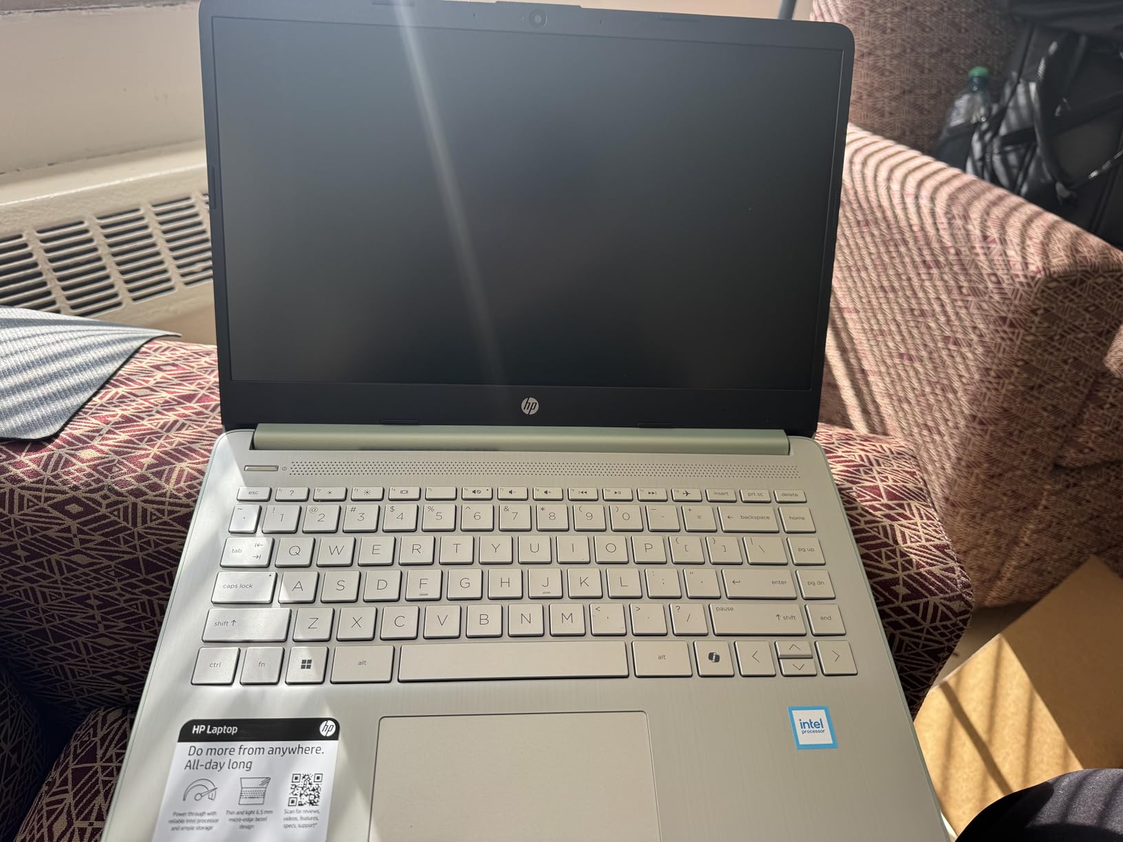 HP 14 Laptop Student Business 2025 Flagship Computer, AI Copilot, 4-Core 13th Gen Intel CPU, 16GB RAM 628GB Storage (128GB UFS+ 500GB Ext), 1-Yr Office 365, Long Battery HubxcelAccessory Win 11S Green customer photo 1