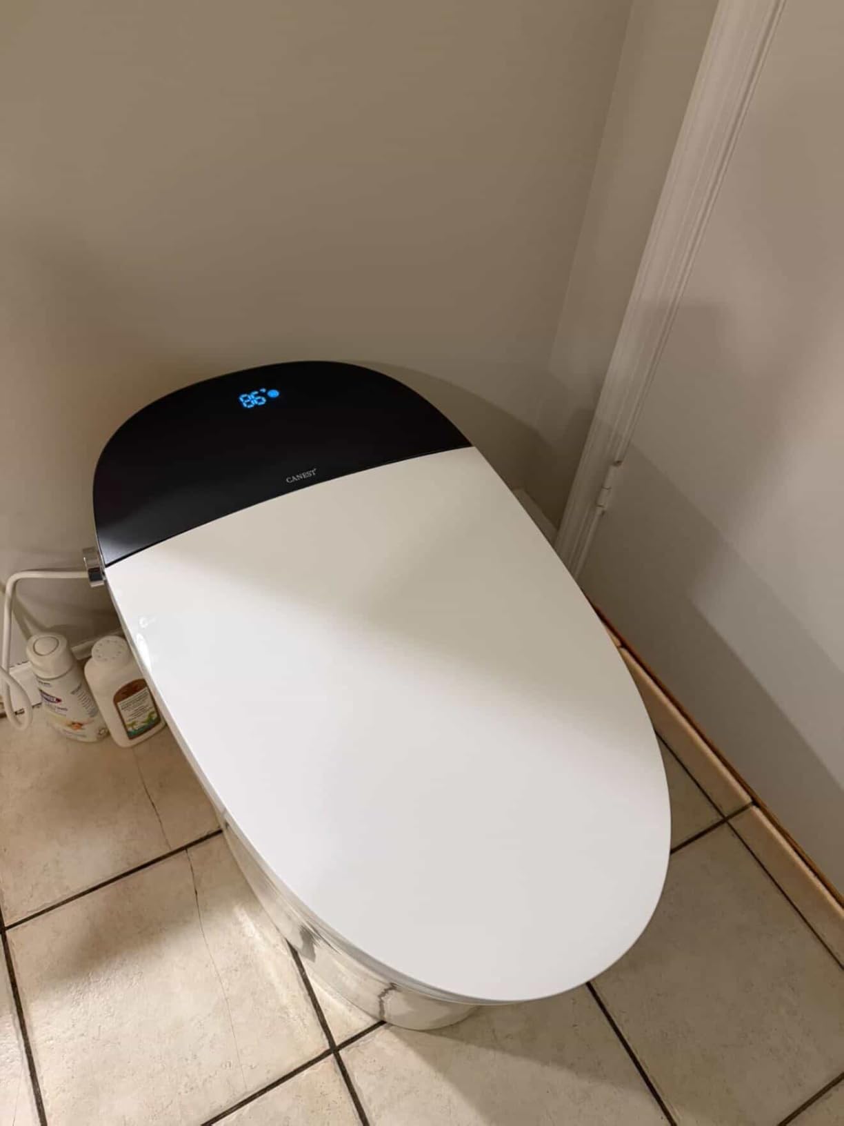 CANEST Smart Toilet with Bidet Built in, Dual-Flush 1.1/1.6GPF with 17