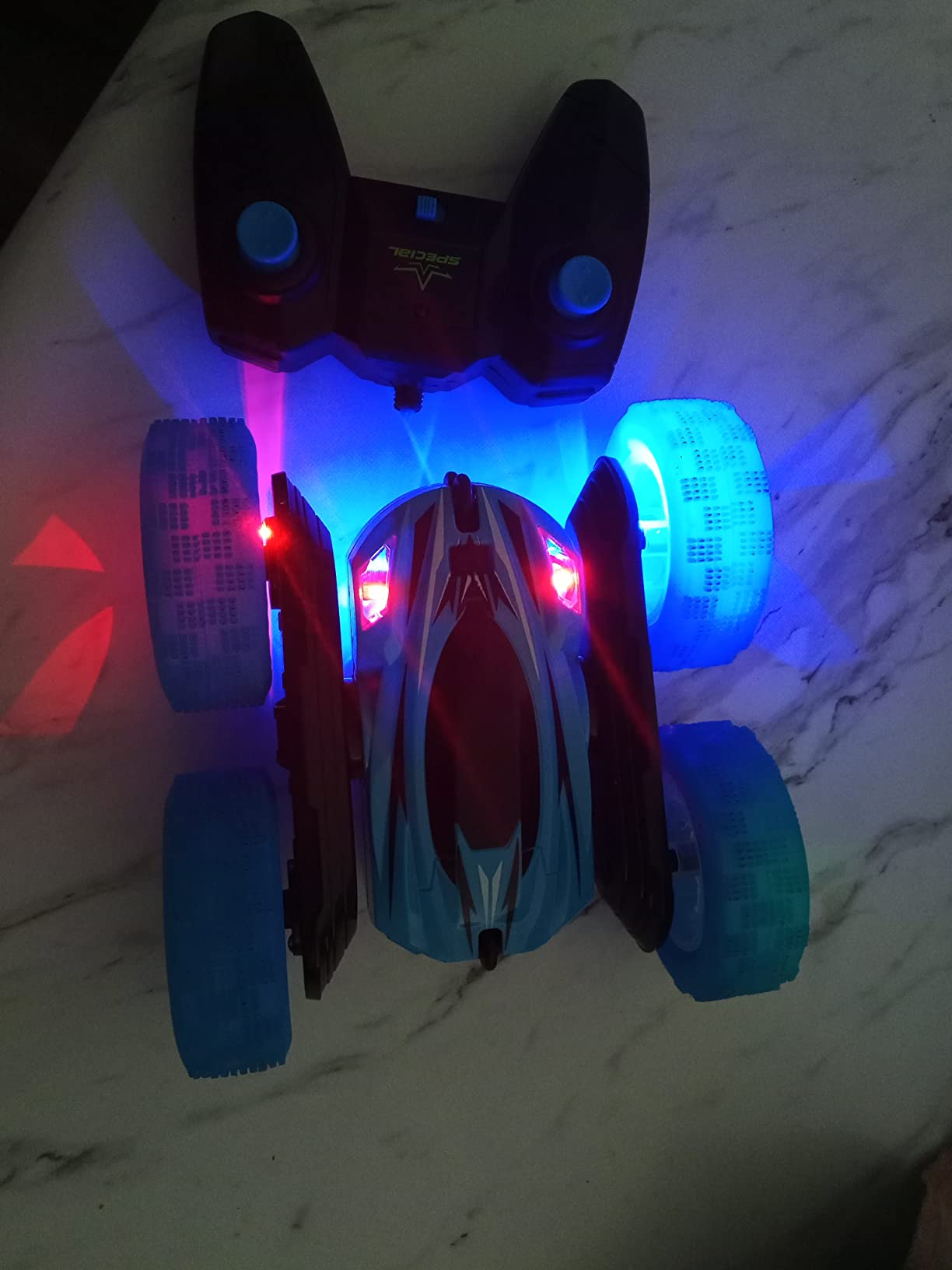 Drone with Camera, Dual 720HD, Drone for Kids with Cool Lights, Gestures Control, Vertical Shooting, Waypoint Flight, Gravity Control, 3D Flip, 3-Speeds, Drones for Adults, Beginners, Kids customer photo 1