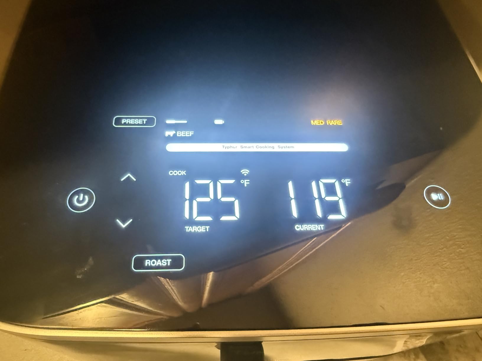 Typhur Sync 8QT AI Smart Air Fryer with Built-in Wireless Meat Thermometer, 9-in-1 XL Non Toxic Ceramic Airfryer, 450°F Max, Cooks 6lb Whole Chicken, Quiet & Dishwasher Safe customer photo 2