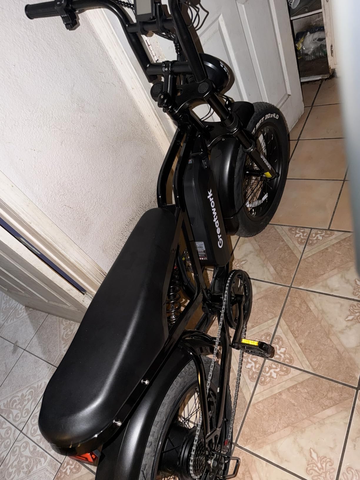 GREATWORK 2500W Peak Electric Bike for Adults, 1200Wh Removable Battery, Max 37MPH & 100 Miles Electric Dirt Bike with Full Suspension, 20