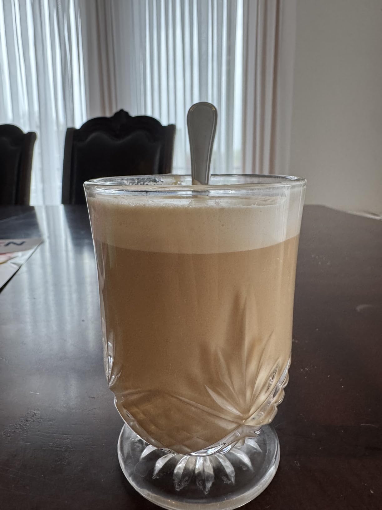 DREO Milk Frother, All-in-1 Electric Foam Maker for Coffee, 15oz/450ml Automatic Foam Frother for Latte Art-level Microfoam, 30+ Drinks, Easy to Clean, Dishwasher Safe, LED display customer photo 1