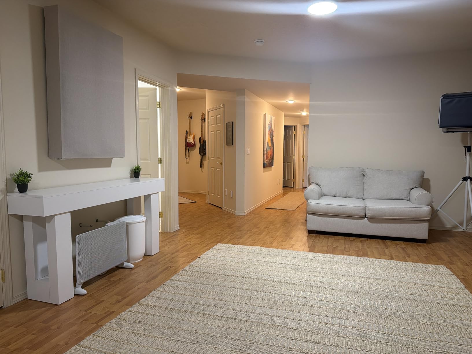 Ballu Mica Infrared Space Heater Indoor Use, Large Room Panel Heater with Programmable Thermostat, WiFi App Control, Portable Stand or Wall Mount, Energy Efficient Smart Quiet Heater, Work with Alexa, White customer photo 1