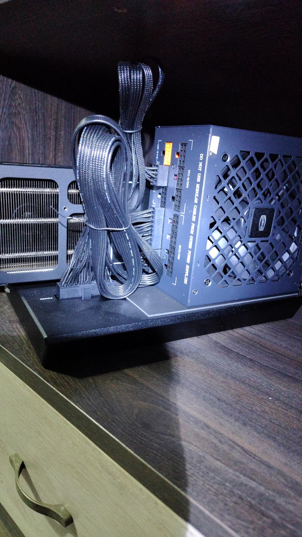 PCCOOLER PSU Fully Modular Power Supply, 750W ATX 3.1, 80 Plus Gold Certified, PCIe 5.1 12V-2×6, Japanese Capacitors, Ultra-Flexible Cables, 5-Year Warranty(KN750) customer photo 1