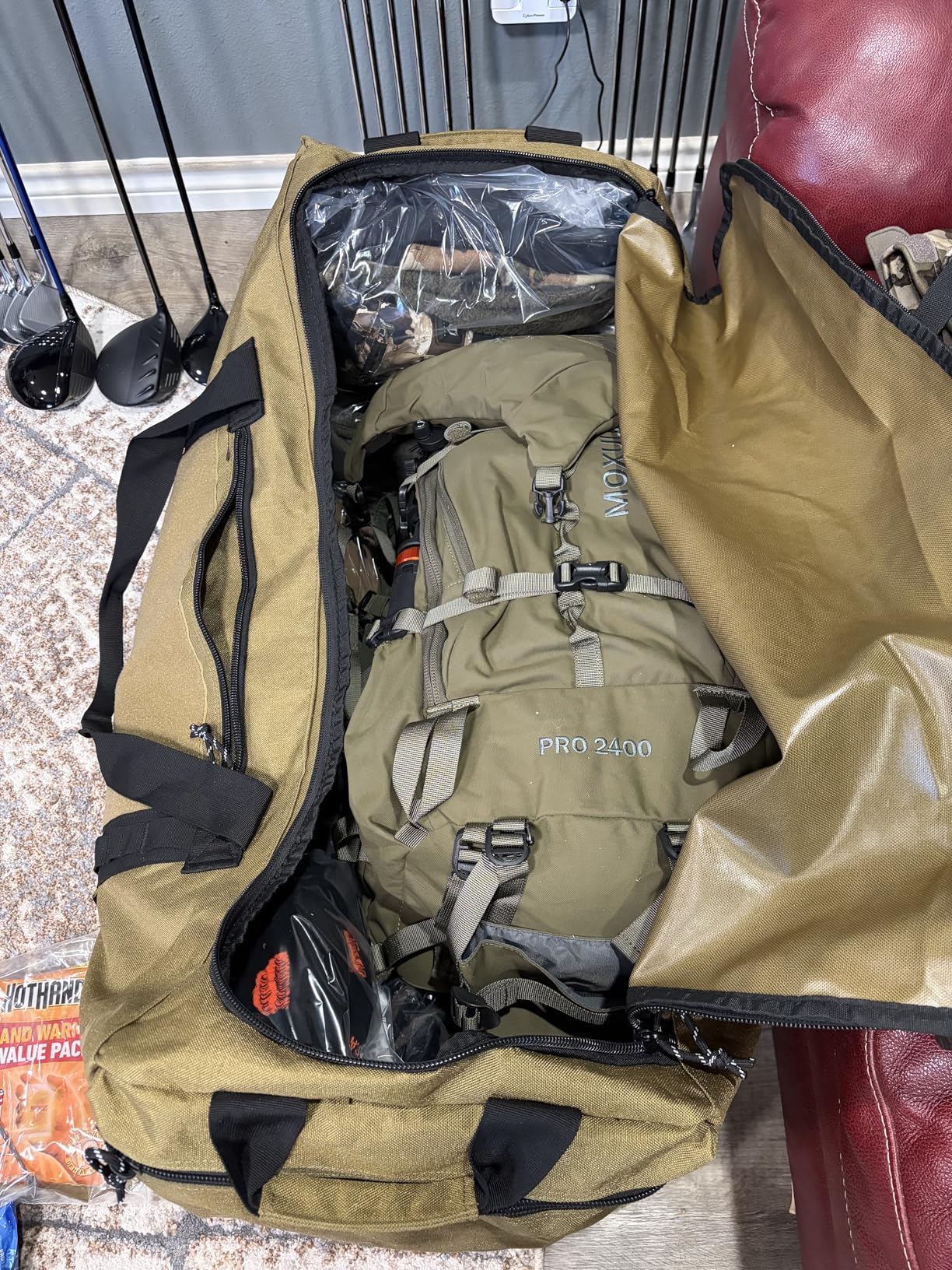 Pro 5000 Frame Backpack - Meat Hauler Pack with Rain Cover for Outdoor customer photo 1