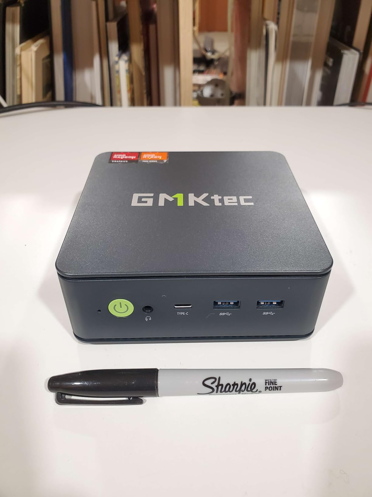 GMKtec K12 Gaming Mini PC Oculink AMD Ryzen 7 H 255 (Upgraded 8745HS) 32GB DDR5 RAM 512GB SSD, Desktop Computer Radeon 780M Graphics, 3X M.2 2280 Storage Expansion, Dual NIC 2.5G, HDMI 2.1, USB4 customer photo 1