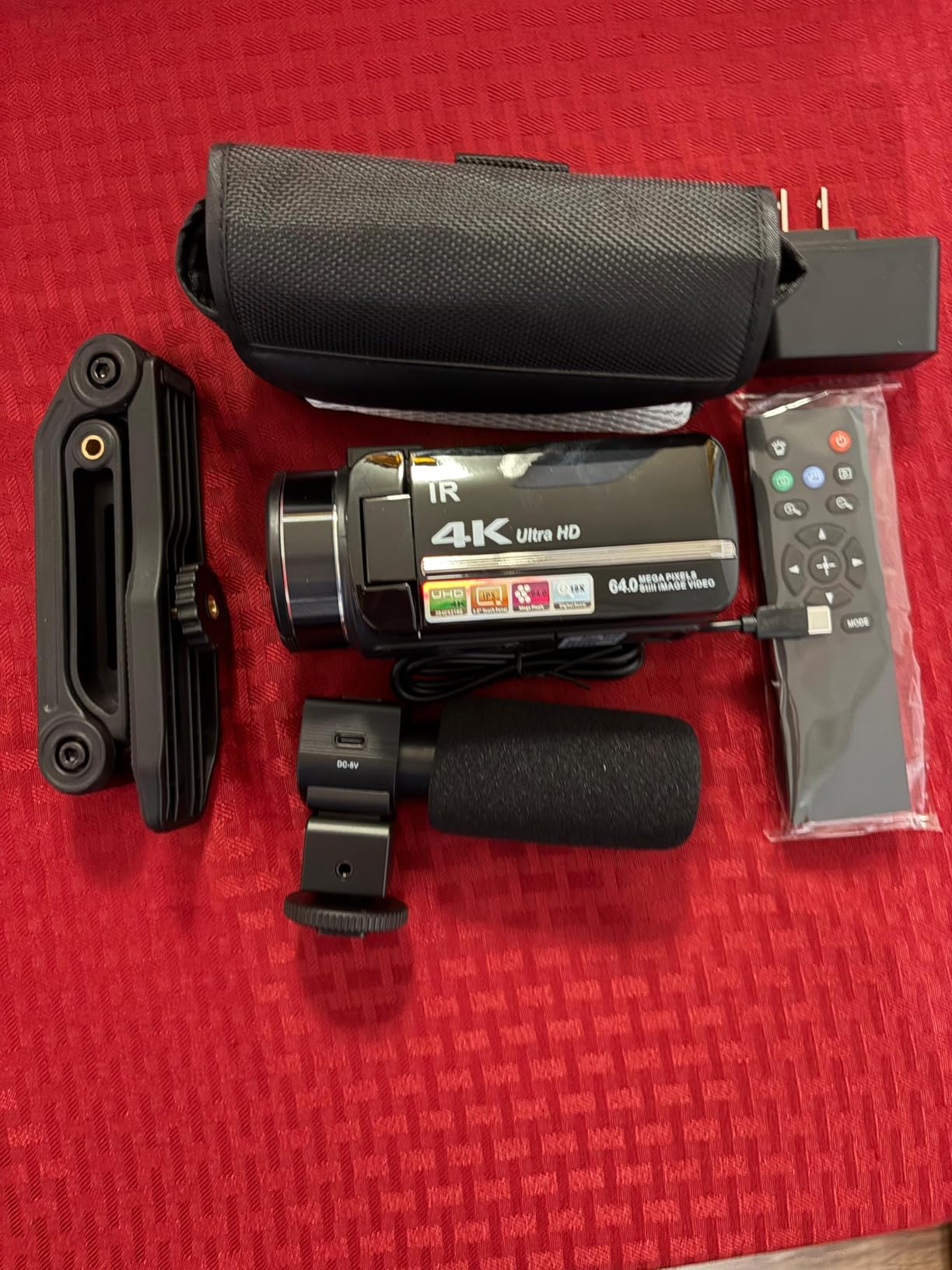 4K Video Camera Camcorder 64MP Vlogging Camera for YouTube 3.0