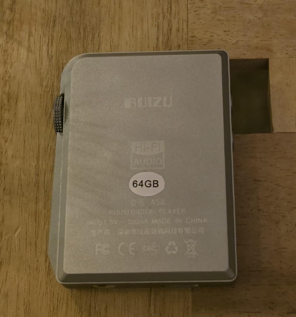 RUIZU 64GB HiFi Lossless MP3 Player, DAC DSD High Resolution Digital Audio Player, Portable Hi-Res Music Player with 2
