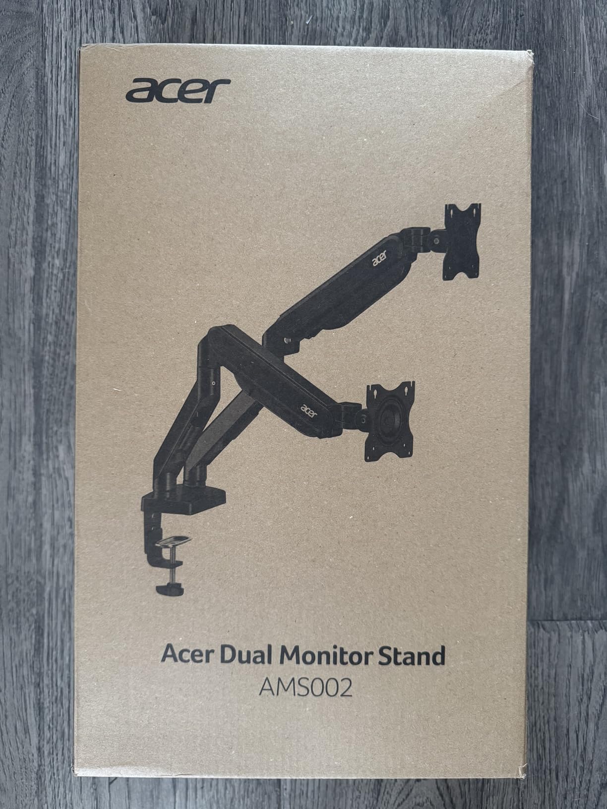Acer Dual Monitor Arm, Computer Desk Arm with VESA Mounts for 17-32