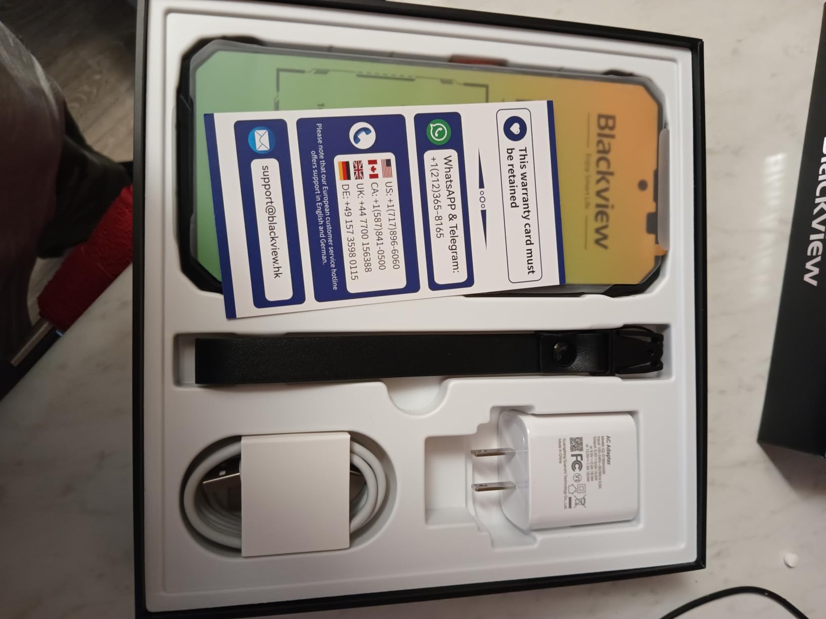 Blackview Fort 1 Rugged Phone Android 15, 18GB+256GB 2TB Expand 10000mAh Battery Rugged Smartphone Unlocked, Gemini AI 6.56 Inch 90Hz, 4G T-Mobile Dual SIM IP69K Waterproof, Fingerprint/NFC/OTG/GPS customer photo 1