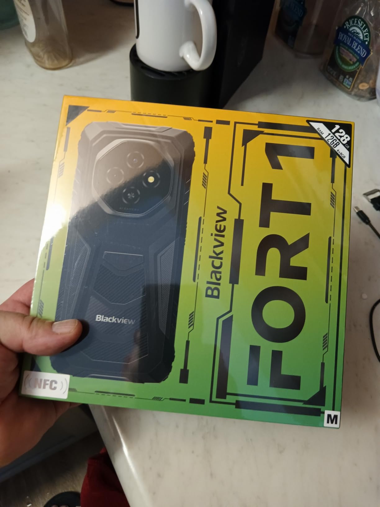 Blackview Fort 1 Rugged Phone Android 15, 18GB+256GB 2TB Expand 10000mAh Battery Rugged Smartphone Unlocked, Gemini AI 6.56 Inch 90Hz, 4G T-Mobile Dual SIM IP69K Waterproof, Fingerprint/NFC/OTG/GPS customer photo 2