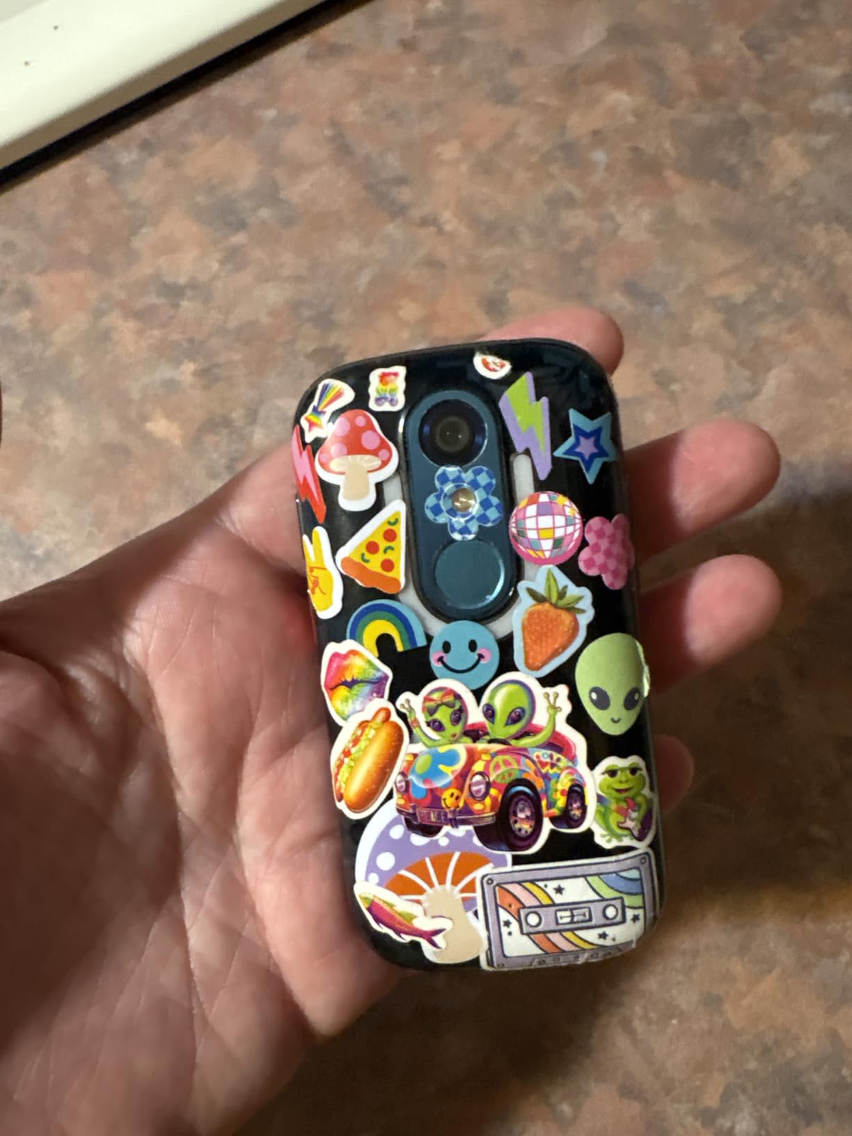 Unihertz Jelly Star Mini Smartphone 3 Inch Smallest Tiny 4G Cell Phone Android 13 Transparent Design LED Light NFC OTG 8GB RAM 256GB ROM (Blue) Compatible with T-Mobile and Verizon only customer photo 1