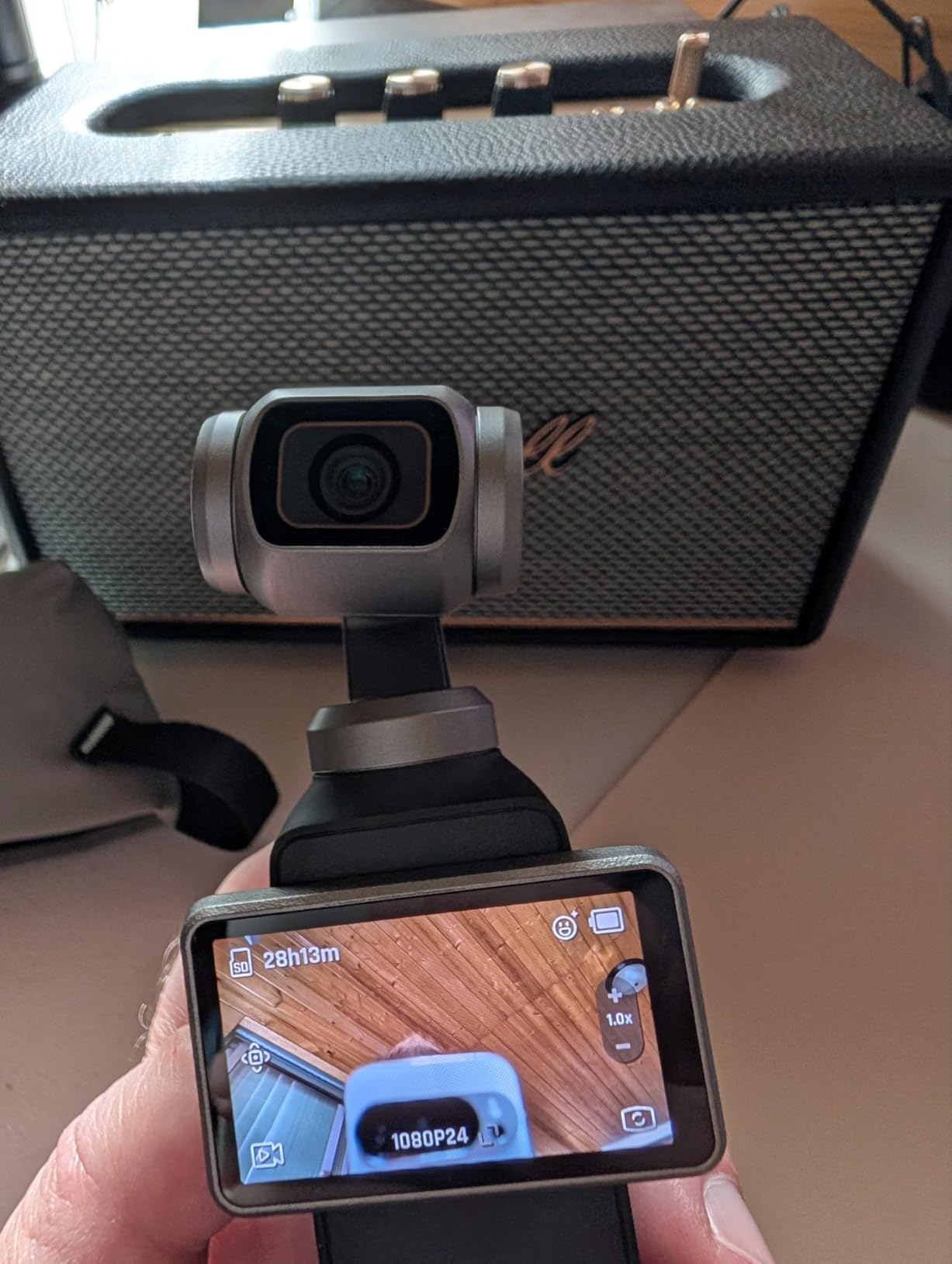 Xtra Muse, Vlogging Camera with 1'' CMOS & 4K/120fps Videos, Pocket Camera with 3-Axis Gimbal Stabilizer, Fast Focusing, Face/Object Tracking, Digital Video Camera for Photography customer photo 1