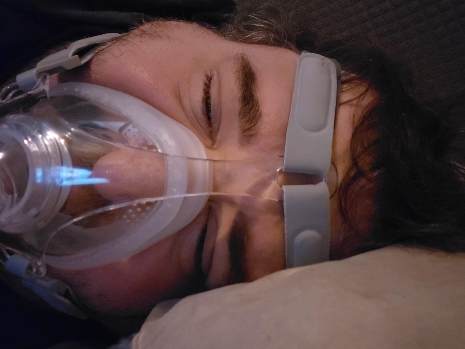 Full Face CPAP MASK, Includes Headgear, Cushion, Frame and Elbow/Swivel (M) customer photo 1
