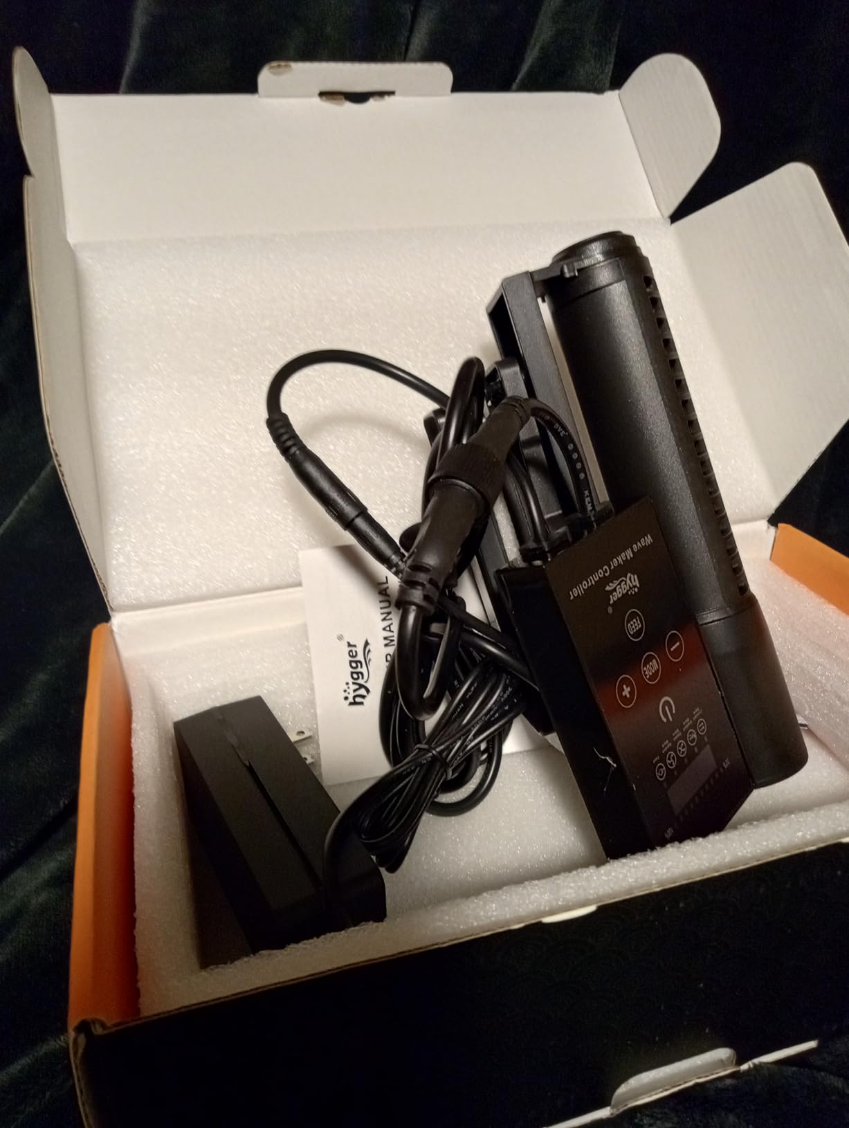 Wave Maker For Aquarium, Magnetic DC 24V 50W Aquarium Powerhead, 3430GPH Adjustable Cross Flow Pump with LED Display Controller, Wavemaker For Freshwater Marine Reef Aquariums 100-300 Gallon customer photo 1