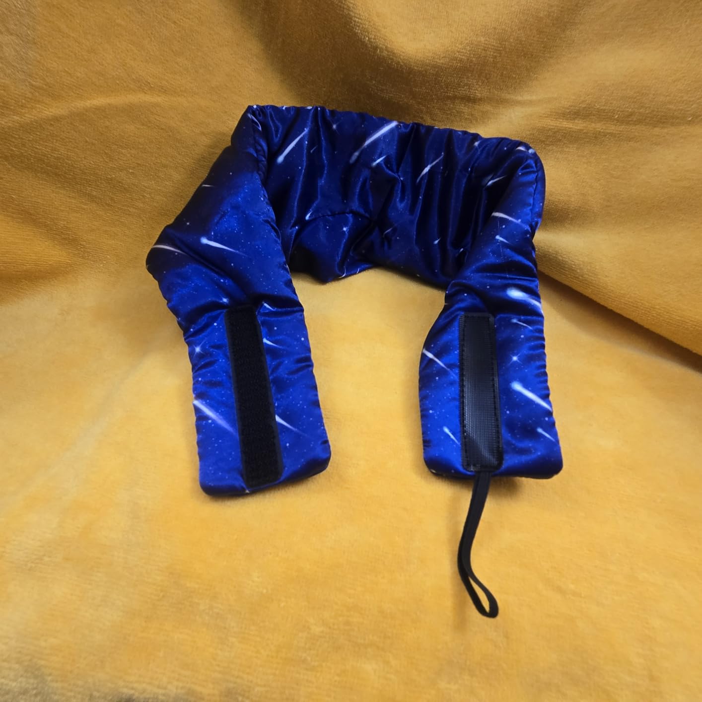 MUSICOZY Bluetooth Sleep Headphones, Wireless Sleep Mask with Bluetooth 5.4, Ultra-Thin Stereo Speakers, 14H Playtime customer photo 2