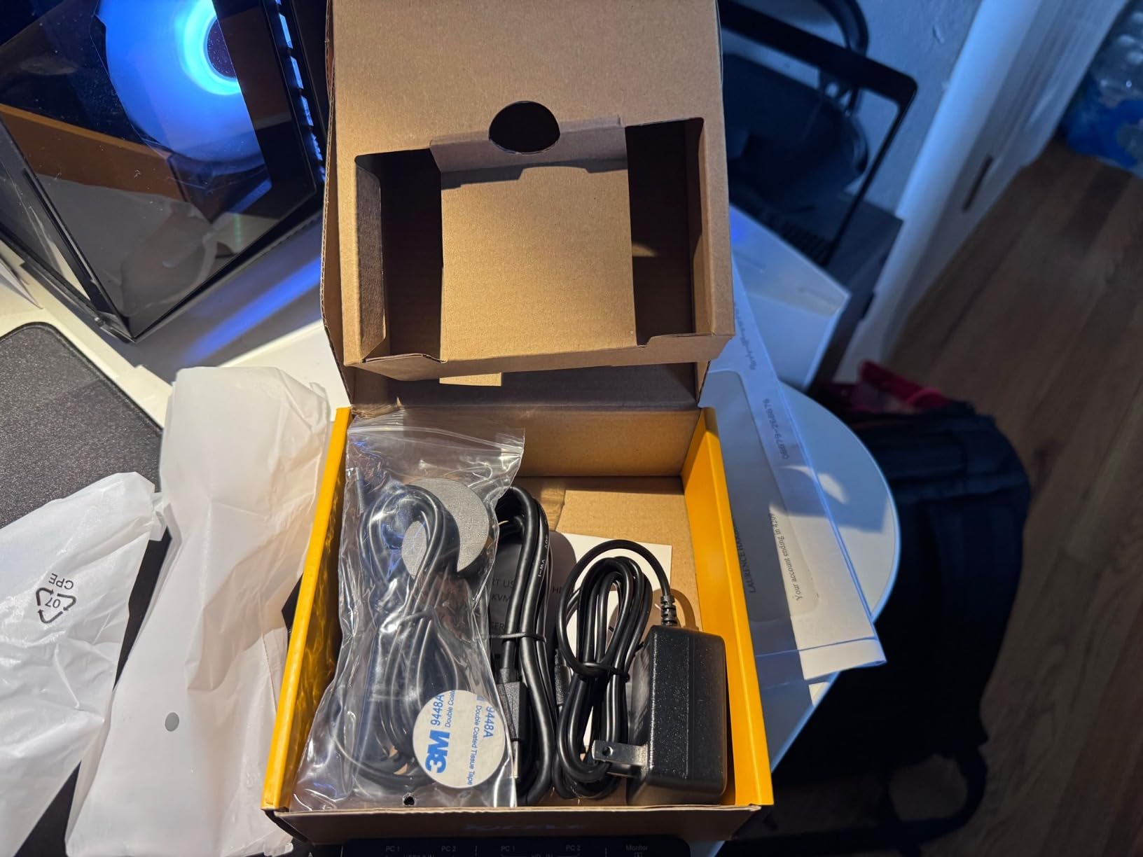 KVM Switch 2 Monitors 2 Computers 8K@60Hz/4K120Hz,HDMI USB3.0 Dual Monitors KVM Switches with 4 USB 3.0 Port,Wired Remote,USB3.0 Cables Included(8K 2 PC 2 Monitor KVM) customer photo 1