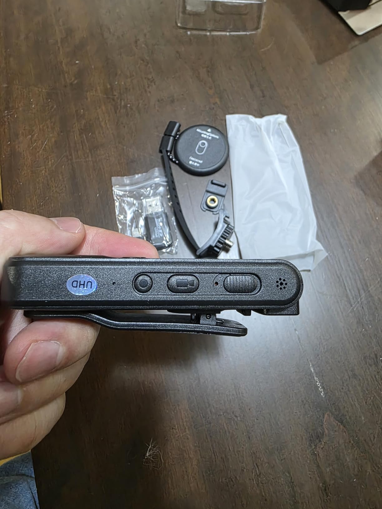 4K Body Camera with Audio and Video Recording, 128GB Mini Wearable Cam with Magnetic Lanyard, Body Worn Camera for Travel, Cycling, Work Security, Police Law Enforcement customer photo 1