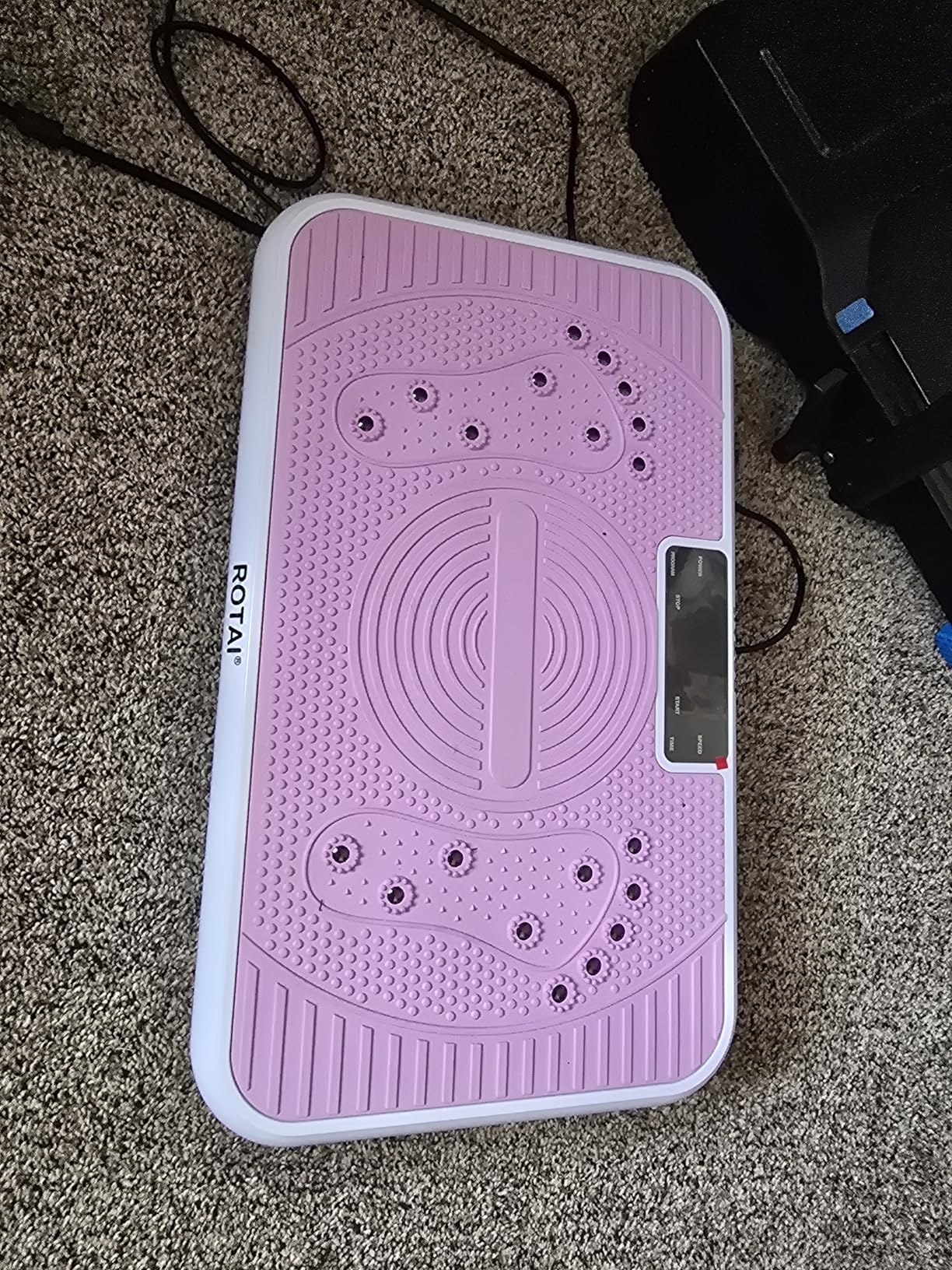 Vibration Plate Exercise Machine for Lymphatic Drainage Massager & Weight Loss, 400 lbs Capacity Whole Body Vibrating Shake Plate Workout for Women and Men customer photo 2