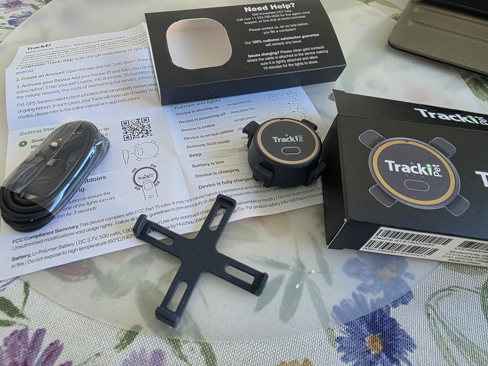 Tracki Dog GPS Tracker - Real-Time Dog Tracker & Pet Tracker - GPS Tracker for Dogs - Smart Alerts, Geo-Fence, Waterproof, Collar-Compatible - Long-Life Battery - iOS & Android customer photo 1