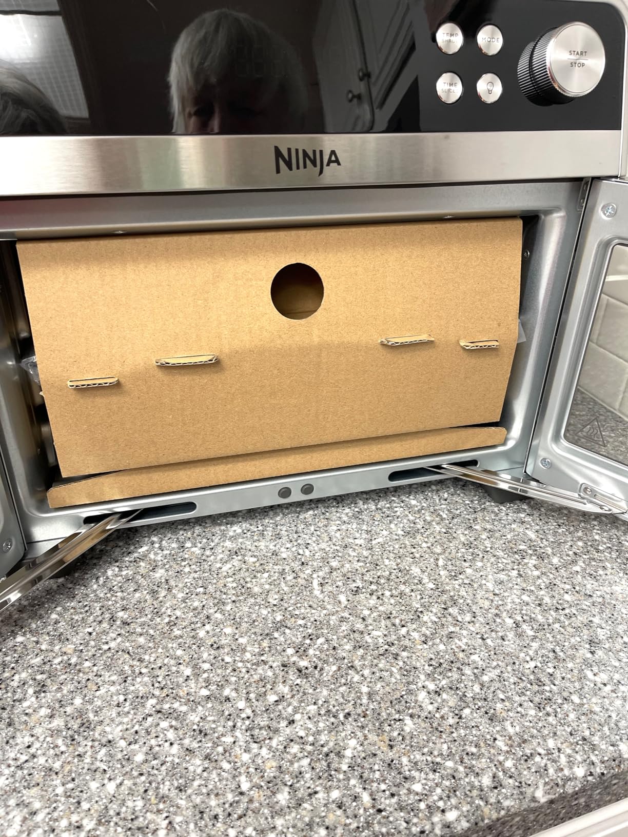 Ninja French Door Premier Air Fry Oven | 10-in-1 functions | 20.3-qt capacity | 5-qt Air Fry Basket, Sheet Pan, Wire Rack, Broil Rack | PFAS-free Cooking Surface, Dishwasher-Safe Accessories | FO101 customer photo 1