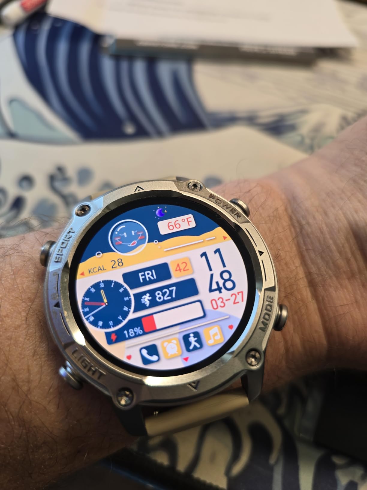 2026 AI Smart Watch with Standalone GPS & Offline Maps, 5ATM Waterproof, 1.43