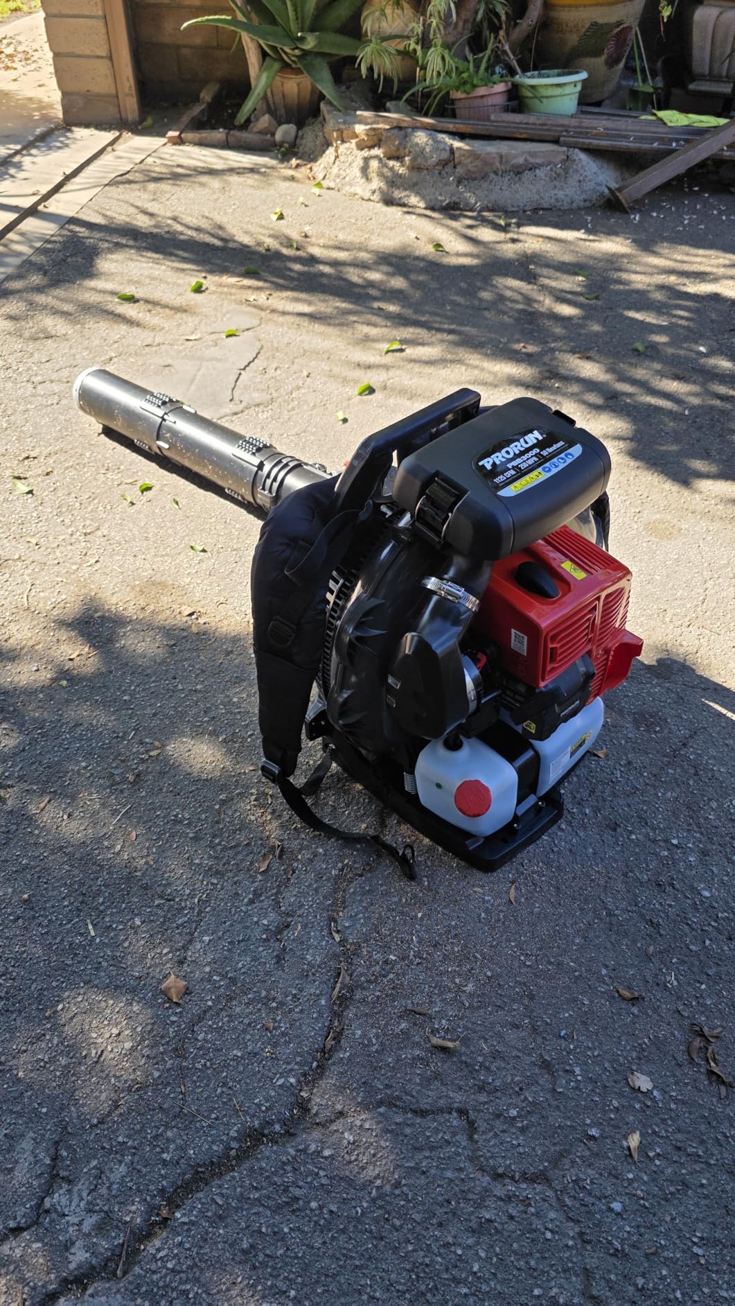 PRORUN PBB3000 Gas Backpack Leaf Blower, 79.9cc Commercial-Grade, 250 MPH, 1125 CFM, 50N customer photo 2