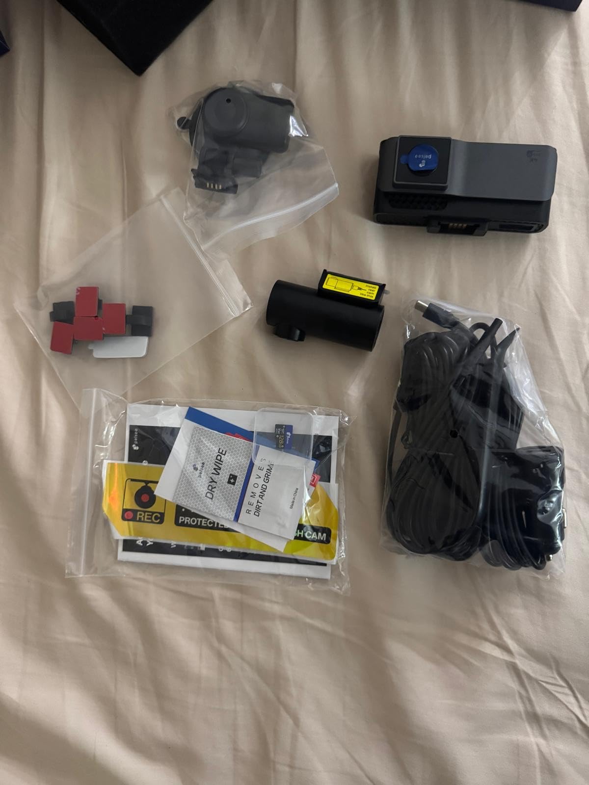 Pelsee S3 Touch 4K Dash Cam Front and Rear, STARVIS 2 Sensor, STARLIT Full Color Night Vision, 128GB Card, WiFi 6, ADAS, Dash Camera for Cars with 3.39