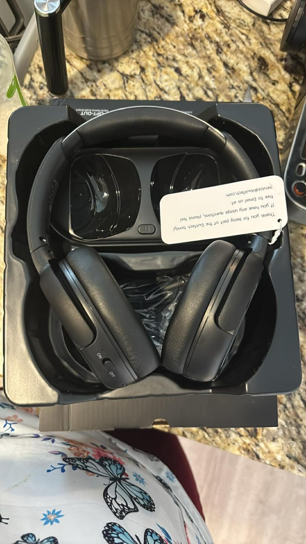 Wireless Headphones for TV Watching, TV Headphones with Transmitter Charging Base, Bluetooth V5.3, No Lip-Sync Delay, Clear Voice, Plug & Play, Comfortable, Gifts for Elderly/Seniors customer photo 2