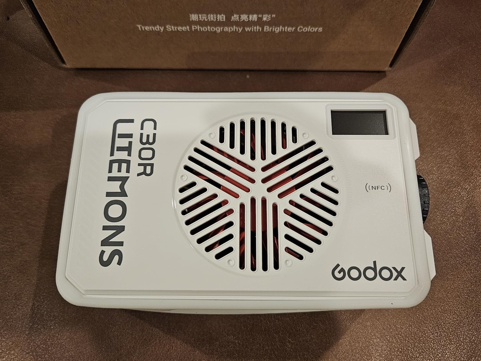 Godox C30R RGB Camera Light Panel 30W, Portable Led Camera Video Light Panel w/Diffusion, 1800K~10000K, Fast Rechargeable, Ultra Bright, Full Color LED DSLR Lighting for Photography & Video YouTube customer photo 1