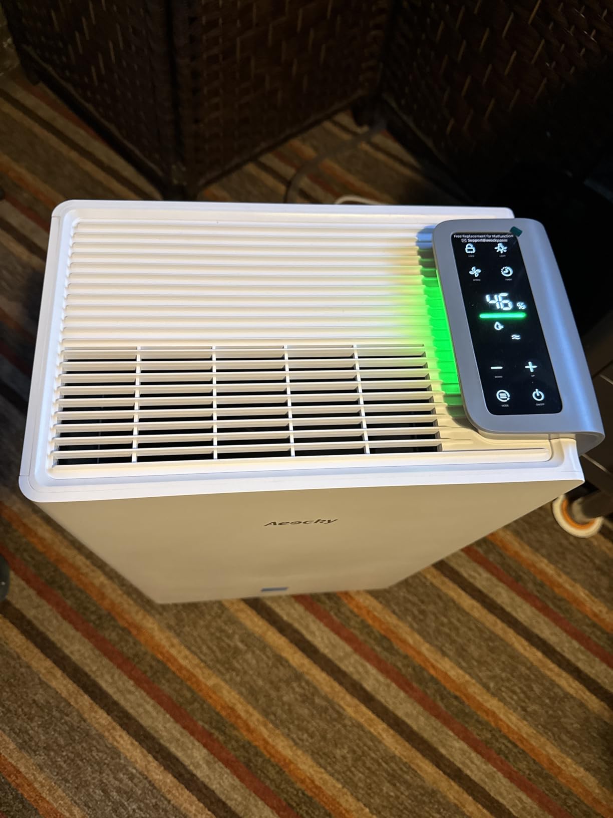 5500 Sq.Ft Energy Star Most Efficient 2024 Dehumidifier,AEOCKY Max 105 Pint/Day Smart Compressor Dehumidifier with Drain Hose,Intelligent Humidistat,for Basement,Bedroom,Home,Bathroom customer photo 2