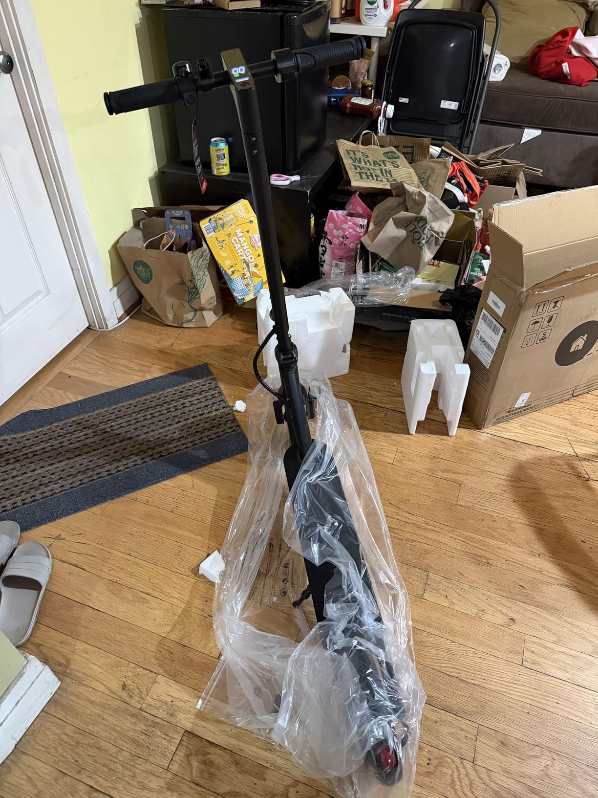 Electric Scooter, 500W Peak Powerful Motor, 21/23 Miles Range, 18/21 MPH Speed, 8.5